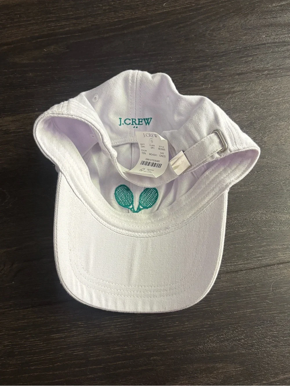 Brand New J CREW Tennis Hat Cap White